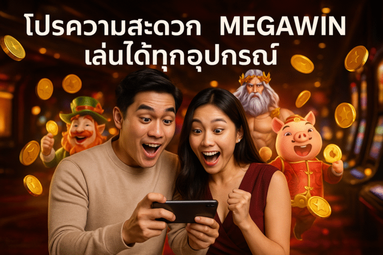 โปรความสะดวก MEGAWIN เล่นได้ทุกอุปกรณ์