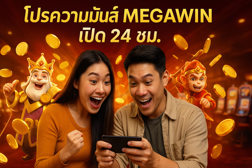 โปรความมันส์ MEGAWIN เปิด 24 ชม.