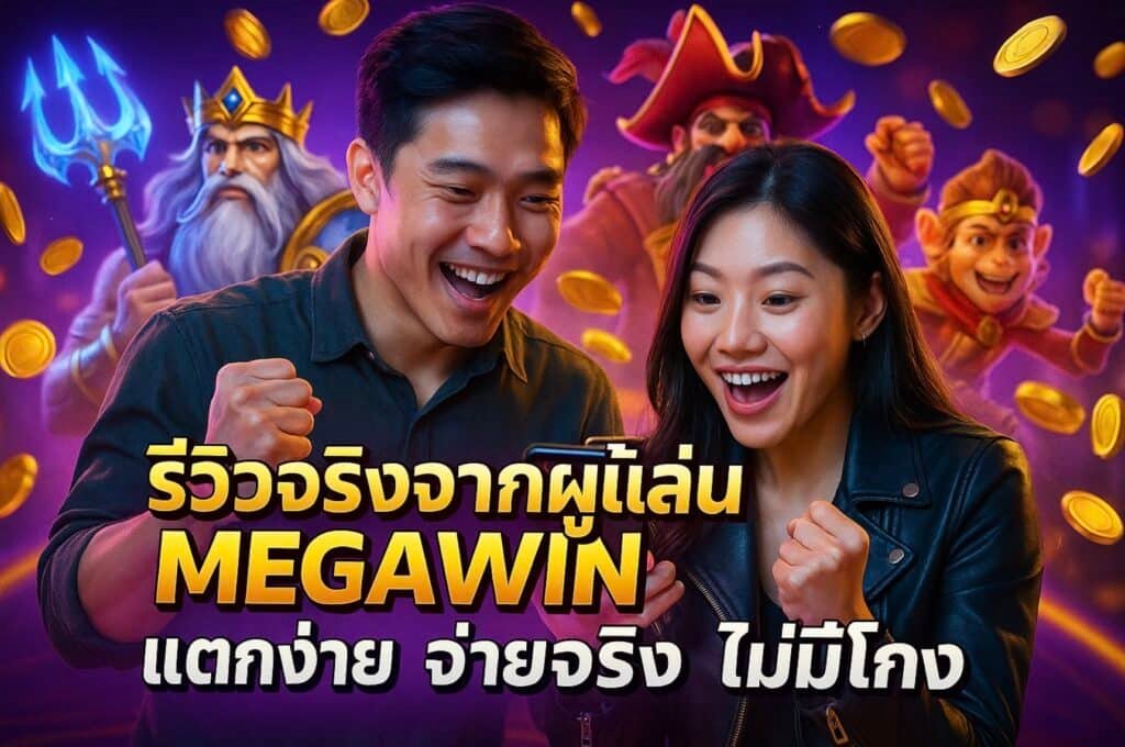 รีวิวจริงจากผู้เล่น MEGAWIN แตกง่าย จ่ายจริง ไม่มีโกง